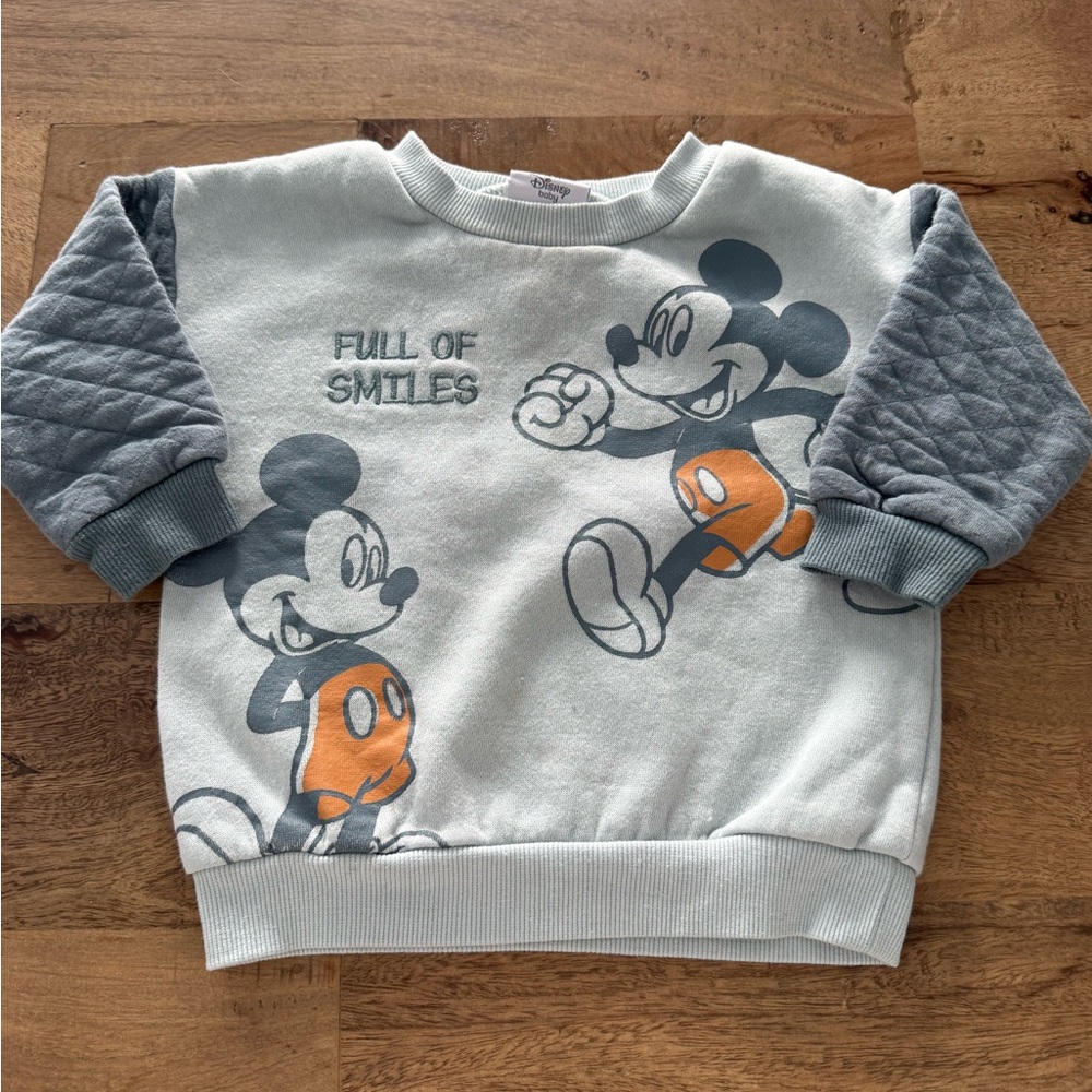 Mickey Mouse 'Full of Smiles' Kids Sweatshirt size 18 months